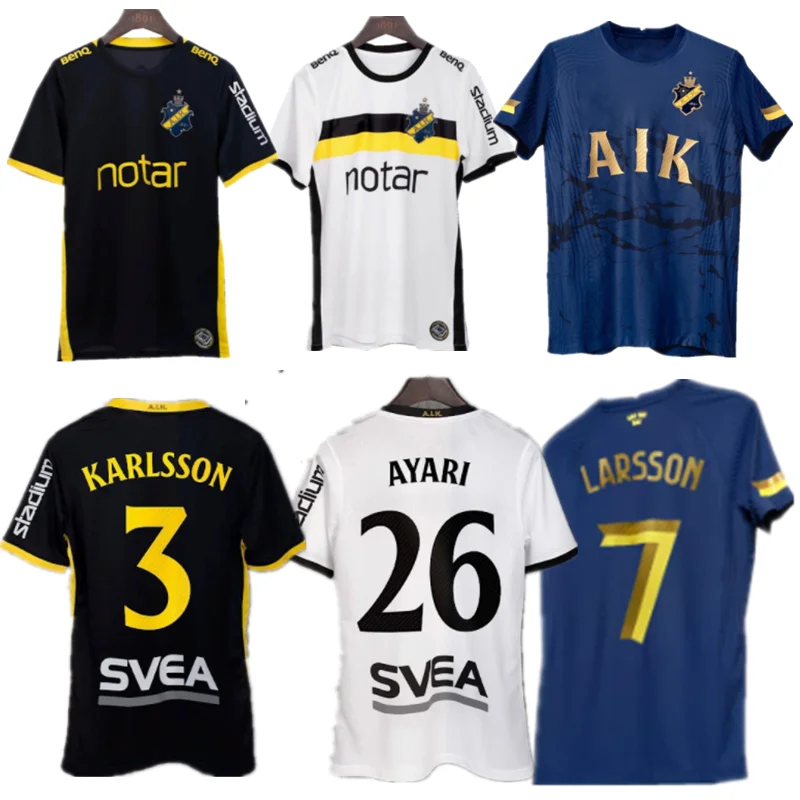 

NEW 22/23 AIK Royal Edition Fotboll Football Jersey Papagiannapoulos Rogic Larsson tihi 131st Anniversary Jersey Football Shirt