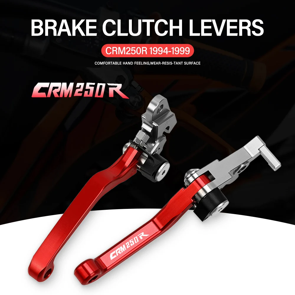 

Pivot Brake Clutch Levers For HONDA CRM250R 1995 1996 1997 1998 1999 Motorcycle Accessories Dirt Pit Bike Brakes Handles Lever
