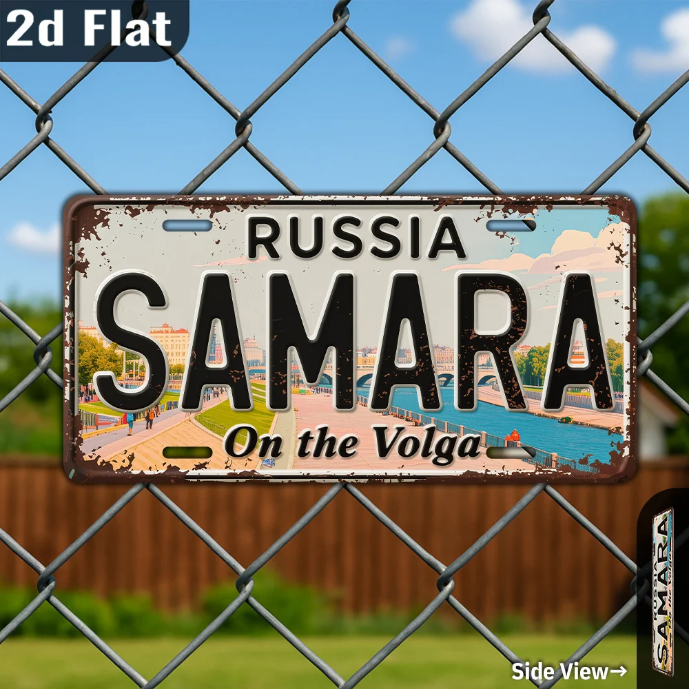 

Металлическая табличка Самара Россия CIFBUY