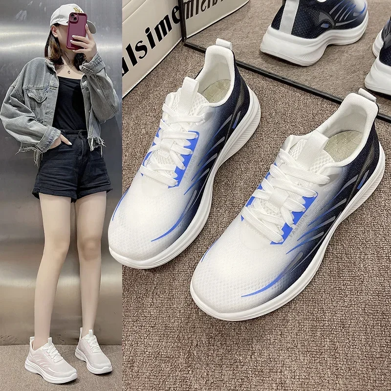 Женская повседневная обувь уличные сетчатые дышащие кроссовки для женщин