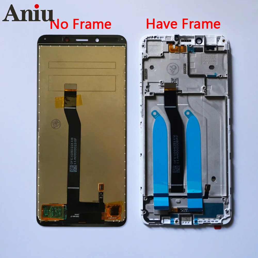 

Оригинальный ЖК-дисплей для Xiaomi Redmi 6A, сенсорный экран с рамкой, ЖК-дигитайзер для Redmi 6, дисплей в сборе, запасные части