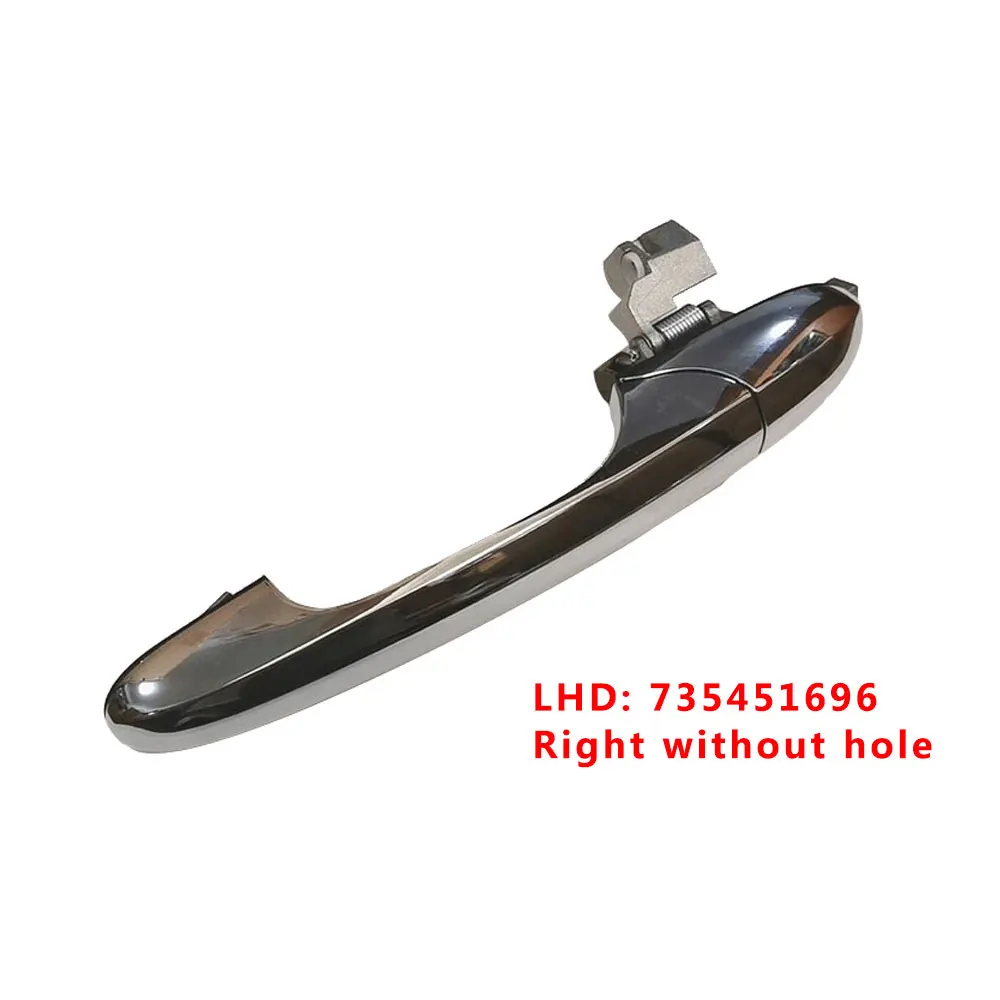 LHD 735485875 735451696 RHD 735592012 735592026 Drivers Or Passenger Outer Door Handle With Chrome For Fiat 500 2007-2020 |