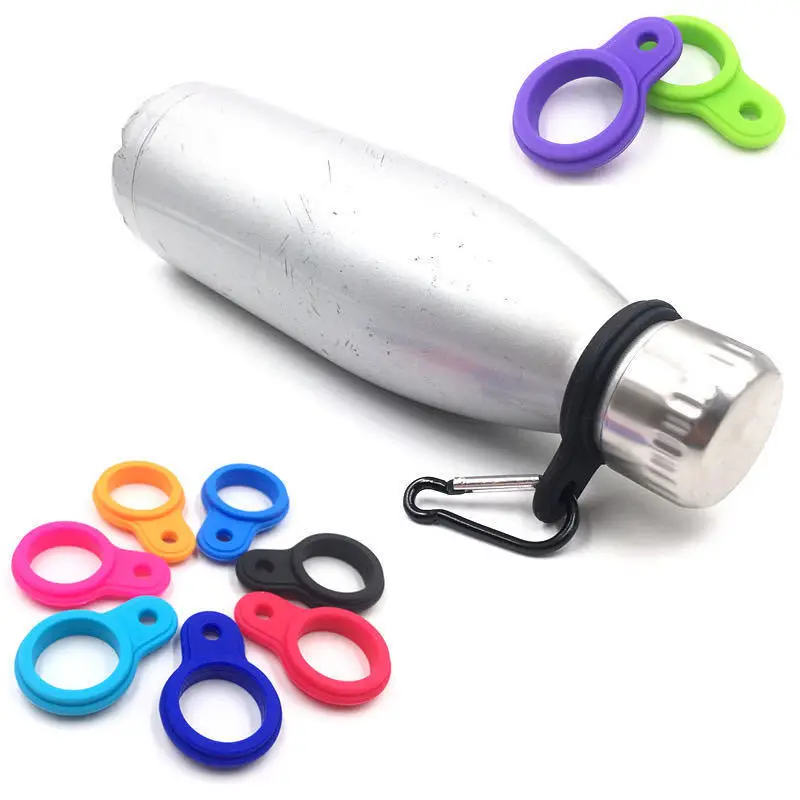 

1Pc Kettle Hanging Buckle Carabiner Silicone Sports Water Bottle Holder Outdoor Camp Camping Portable Outdoor Elements