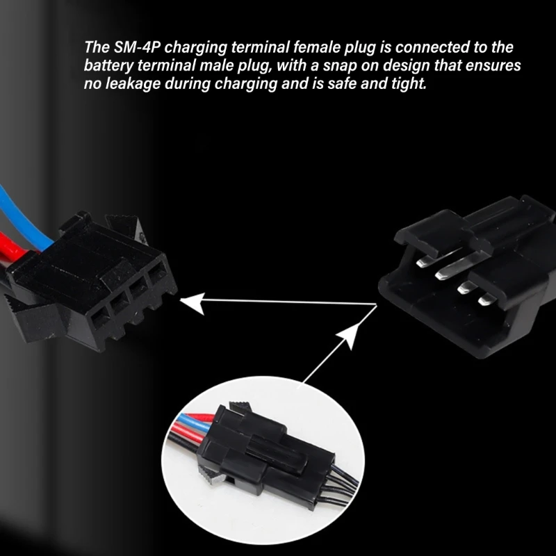 1 шт., 7,4 В, 500 мА, SM-4P, USB-зарядное устройство для DE36W DE65 HM202 EC08 EC16, радиоуправляемый автомобиль, игрушечный аккумулятор, кабель для зарядного устройства (art.: 3920cd83f6601) - 3920cd83f6601