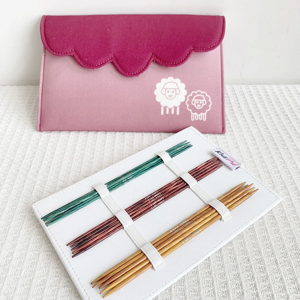 Набор из двух заостренных игл с трикотажным рисунком Dreamz 15/20 см