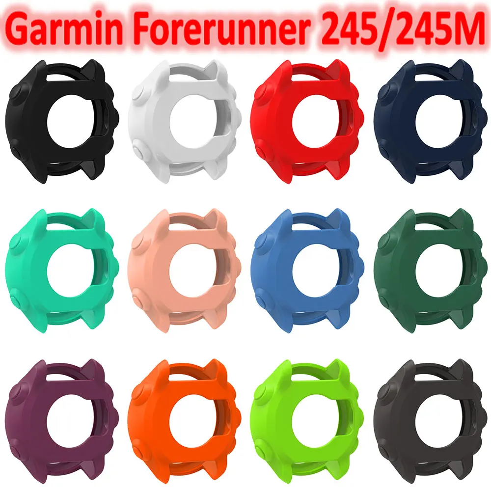 Фото Мягкий силиконовый чехол для Garmin Forerunner 245 м, красочный защитный чехол с полным покрытием для Garmin Forerunner 245, аксессуары №1
