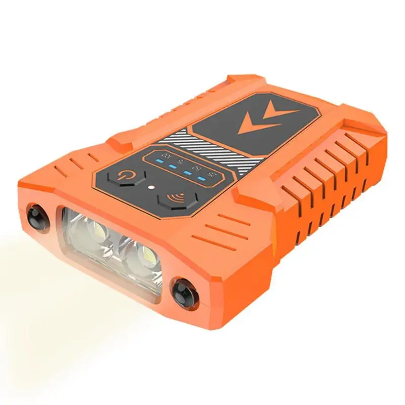 

Mini LED Clip On Cap Light Hat Light Flashlight Headlamp With Motion Sensor Rechargeable Waterproof Hat Light Flashlight
