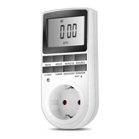 new digital electronic power timer in switch socket digital lcd power energy saving programmable smart time switch