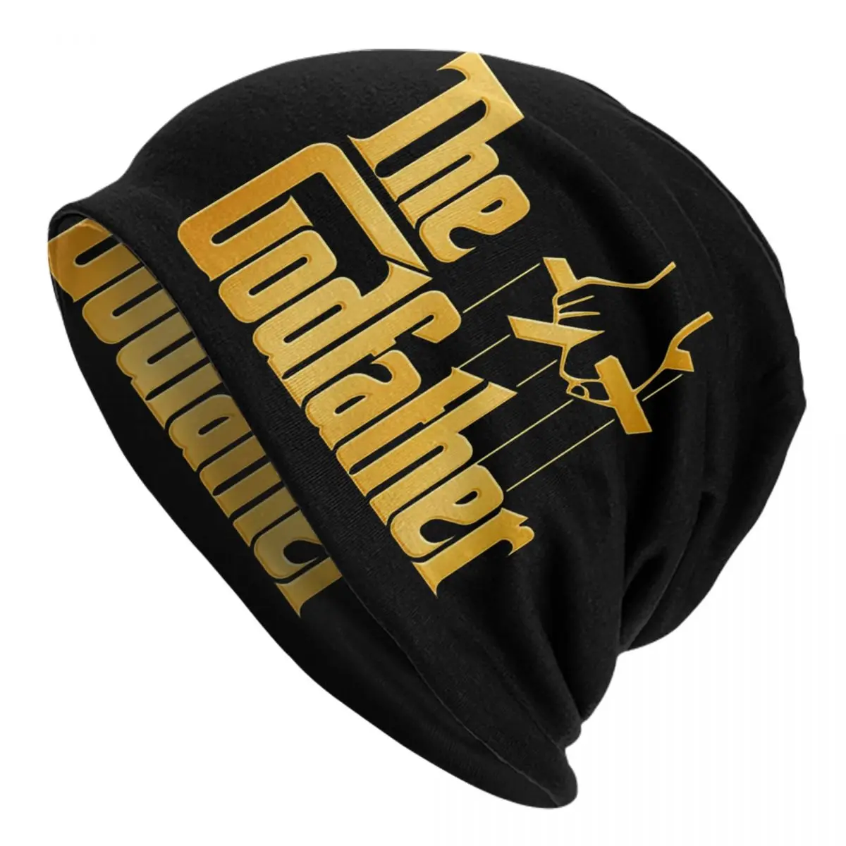 

The Godfather Skullies Beanies Caps Streetwear Winter Warm Women Men Knit Hats Adult Unisex Gangster Movie Bonnet Hats