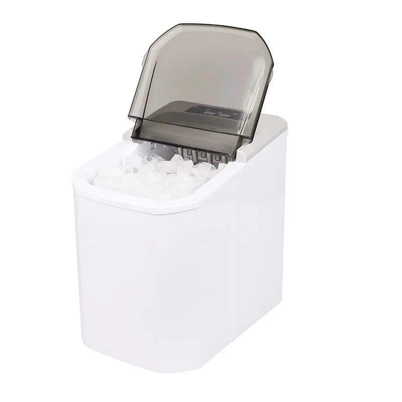

New Design Personal Small Ice Maker Machine 110v/220v-240v Countertop Ice Cube Making Machine White Color