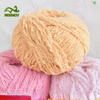 gold velvet yarn roving scarf knit wool yarn thickness warm hat household knitting yarn diy weaving crocheting baby sweater