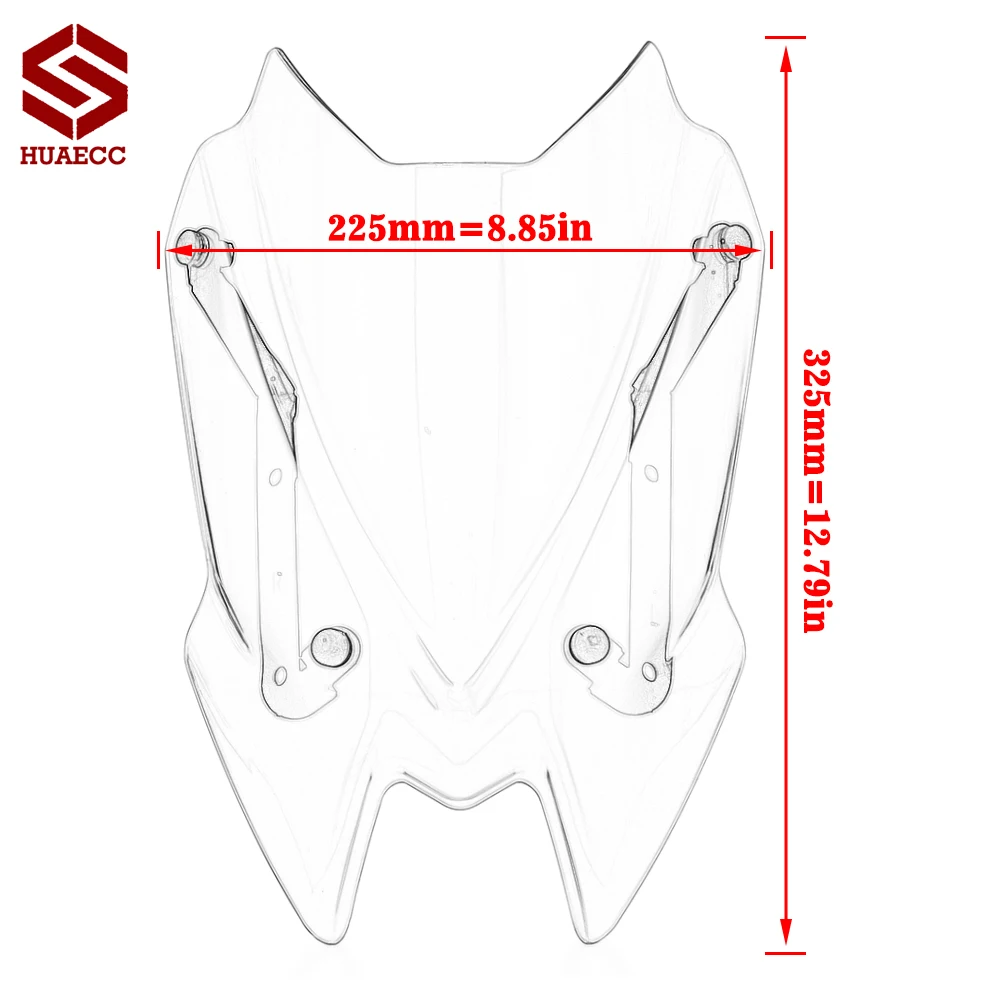 Лобовое стекло для Kawasaki Z650 Z 650 2020 2021 аксессуары мотоциклов ветровые дефлекторы
