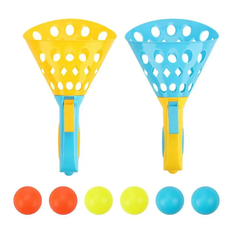 

Launcher Basket Pop-pass-catch Ball Game For Double Parent-child Fun Outside Yard Activities Indoor Classroom Games Camping