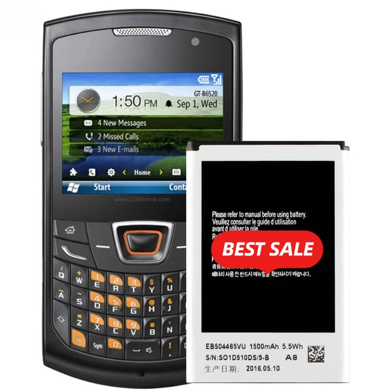 Фото Аккумулятор EB504465VU для телефонов Samsung B6520 Omnia PRO 5/S8530 Wave II/S8500 Wave/I8700 Omnia 7/I5801 Apollo Nao/Leo/I5800 3 Spica №4