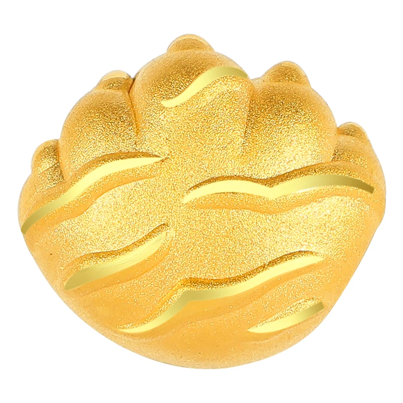 

New Arrival 24K Yellow Gold Bracelet Women 999 Gold Tiger Hand Bracelet