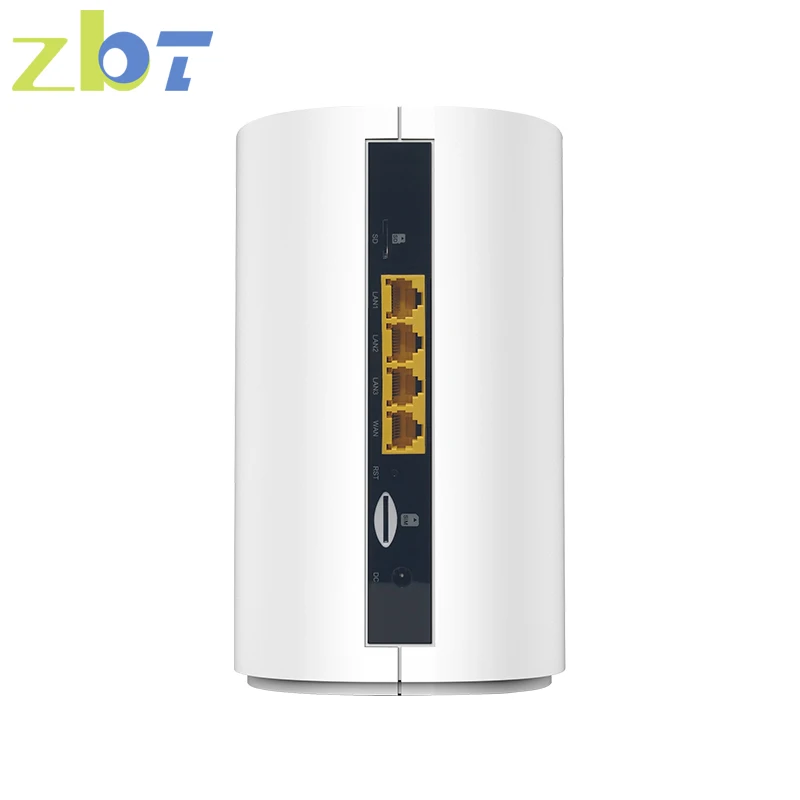 

ZBT 5G M.2 Router Wifi6 Mesh System 5G Global Modem 1800Mbps Sim Card Openwrt Unlocked 3 Gigabit LAN Dual Band 5GHz 2.4G 12V CPE