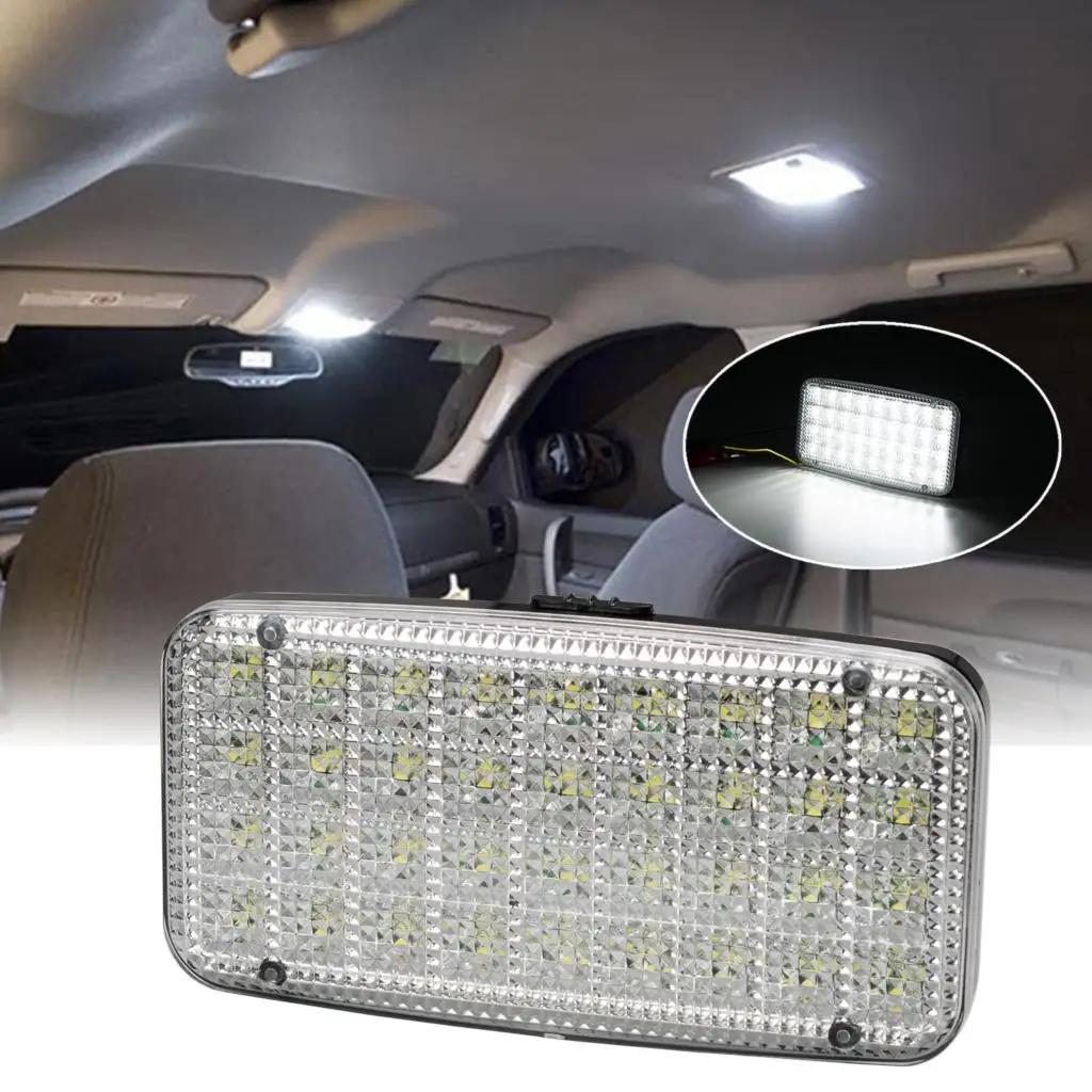 

Прямоугольный 36 SMD автомобильный купольный светильник для крыши, лампа для чтения салона, светодиодный светильник для салона автомобиля