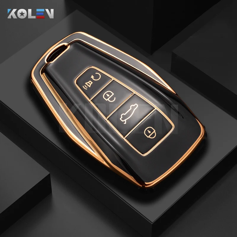 

Модный Чехол Для Автомобильного Ключа Из ТПУ Для Geely Coolray Atlas Boyue NL3 Emgrand X6 X7 EX7 GT GC9 Borui - Прочный Защит...