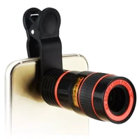 mobile phone camera telescope lens with clip for iphonephone lens dslr universal product can provide hd 8x optical zoom