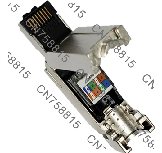 Фото 5 шт., 4/8-контактный разъем 180 градусов, 6gk1901-1bb10-2aa0, промышленный Ethernet-разъем без давления, для промышленного применения. №2