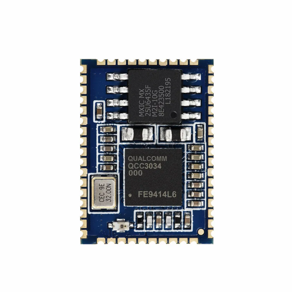 Мини Wi-Fi Bluetooth модуль BTM334 QCC3034 32M SPI декодирование вспышки I2S или аналоговый выход