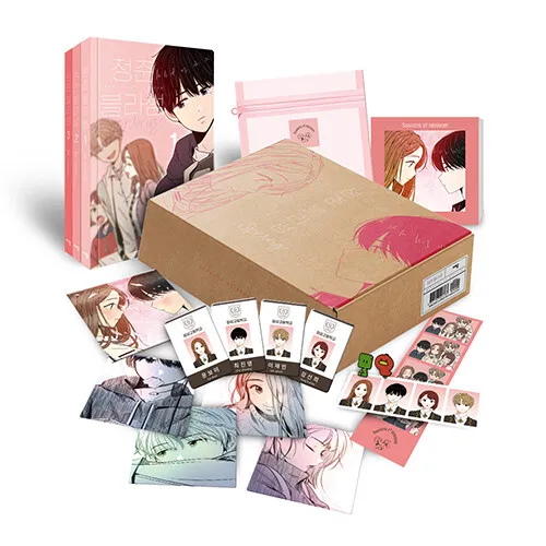 3Pcs/Pack Seasons of Blossom Korean Manga Books Vol1-3 Limited Edition Korean Comic Book Comics Pls Extend the Sending