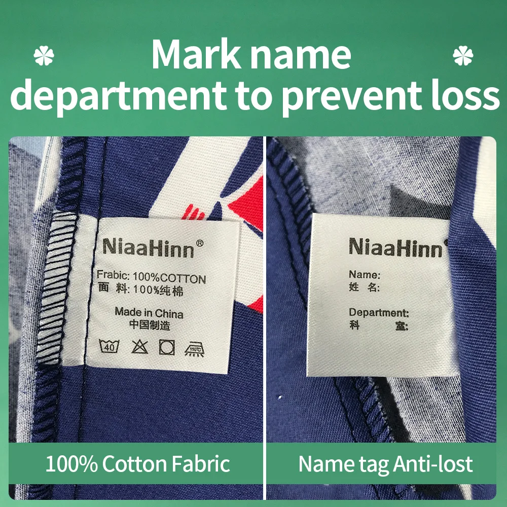 100%Cotton Scrubs Caps with Sweatband Unisex Pet Grooming Nurse Scrubs Working Hat Printed Dental Hospital Doctor Caps Wholesale