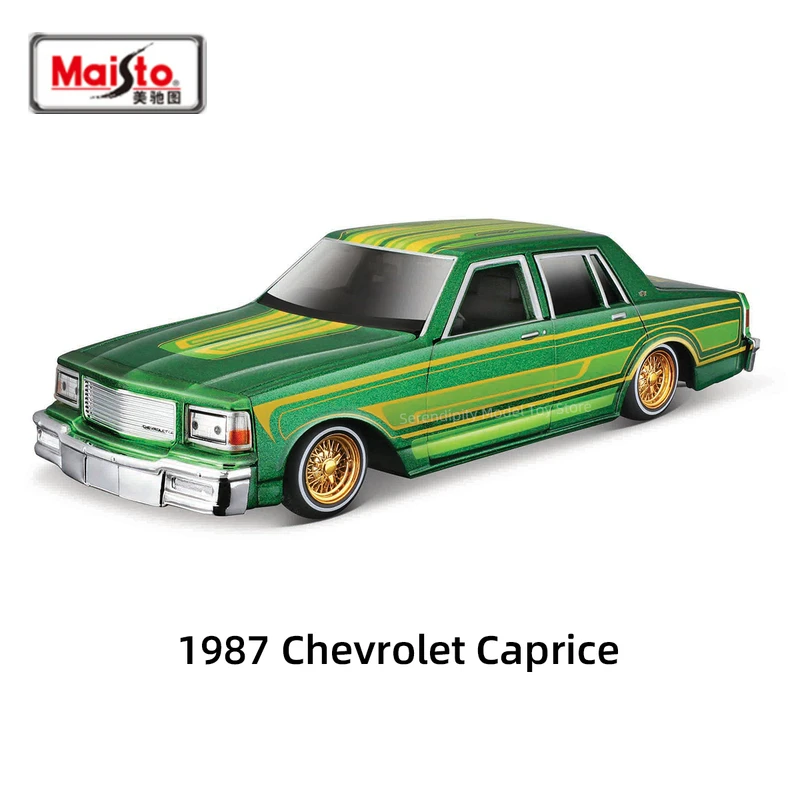 

Гоночный автомобиль Maisto 1:24 1987 Chevrolet Caprice, модель из сплава, Литые металлические игрушки, Спортивная модель, коллекция, подарки для детей