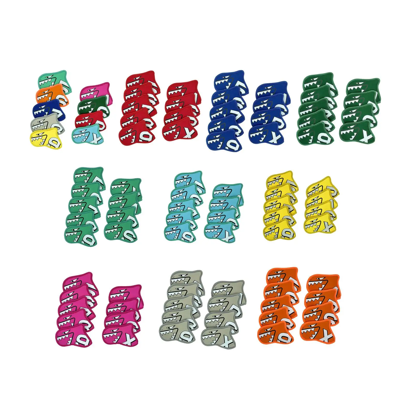 

Накладки на голову для гольф-клуба, подарок, модный износостойкий неопреновый чехол, железные Чехлы для клюшек, уличный спортивный тренажер, 9x