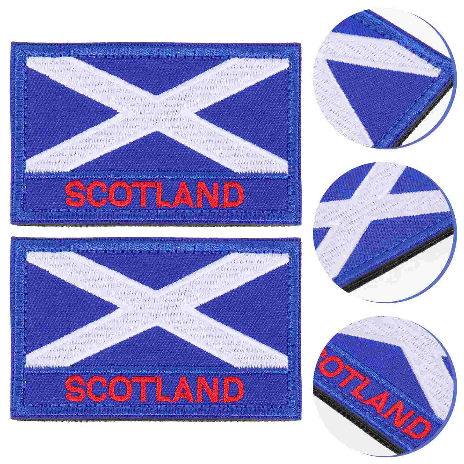 Вышитые нашивки с аппликацией Пришивные униформы шотландские наклейки удобный