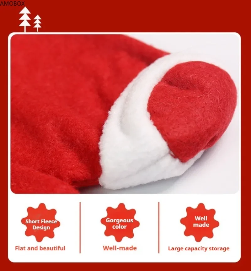 AMOBOX рождественские украшения подарочные пакеты мешочки для конфет штаны