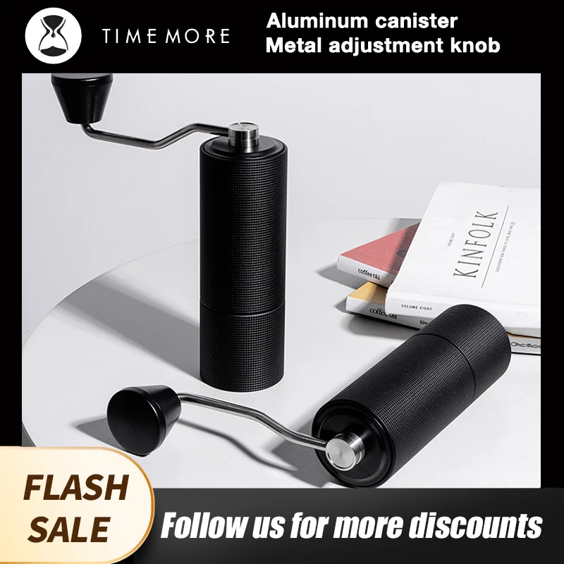 

TIMEMORE Chestnut C3 Manual Coffee Grinder S2C Burr Inside High Quality Portable Hand Grinder With Double Bearing Positioning