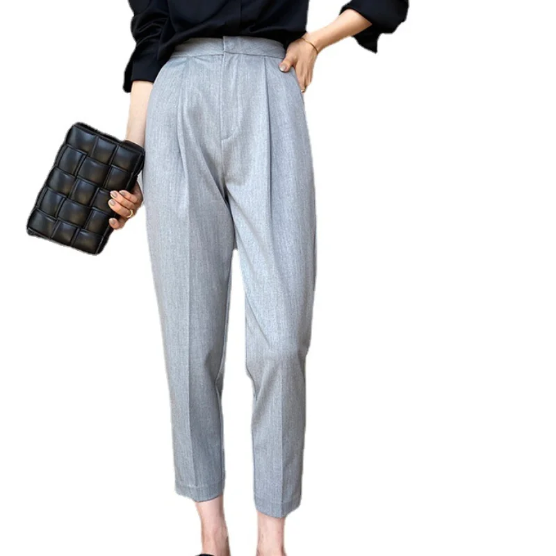 2023 Spring And Summer Pants Tapered Pants White Collar Commuter Casual Women Pants