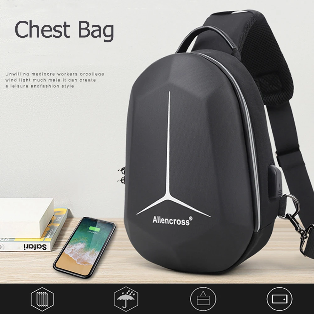 Мужская сумка-слинг через плечо