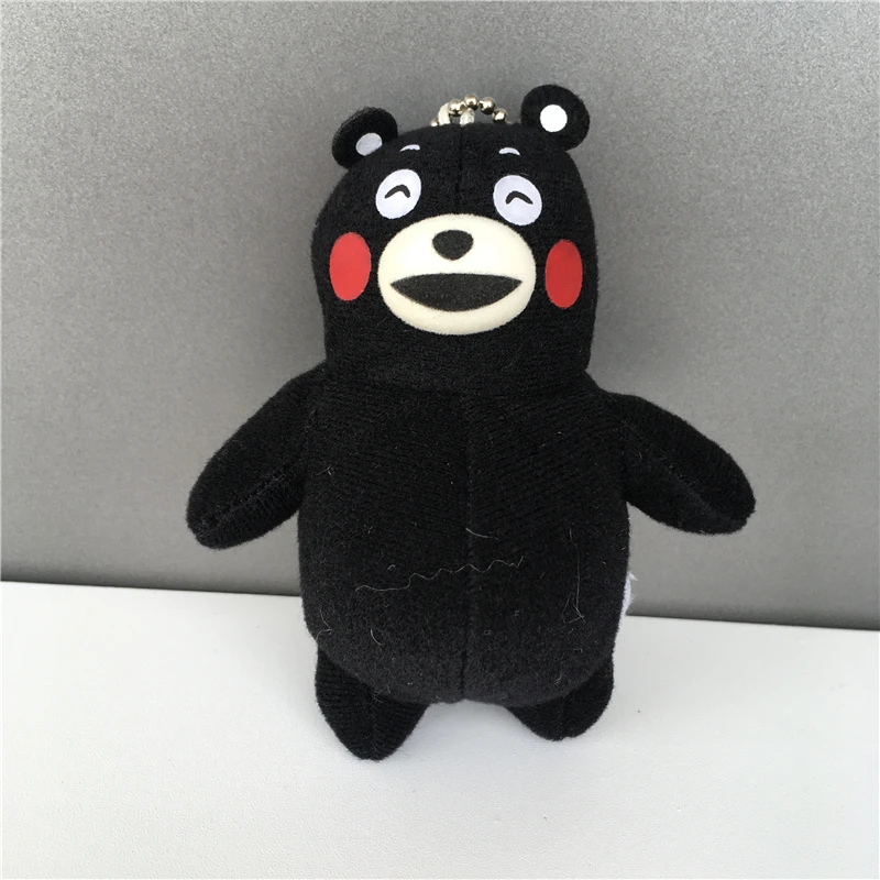 Милые японские под названием Kumamon брелок с плюшевым медведем Kawaii Плюшевые