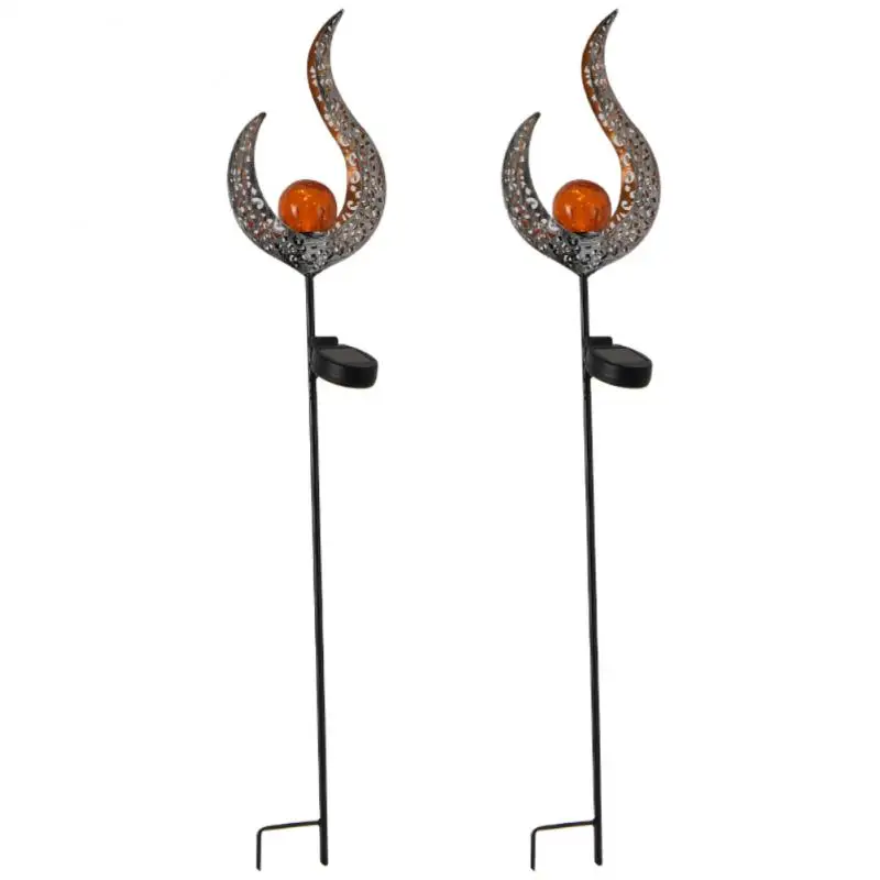 

Solar Lawn Light Intelligent Light Sensor Plug-in Light Outdoor Garden Yard LED Wrought Iron Landscape Decoration Lighting HOT