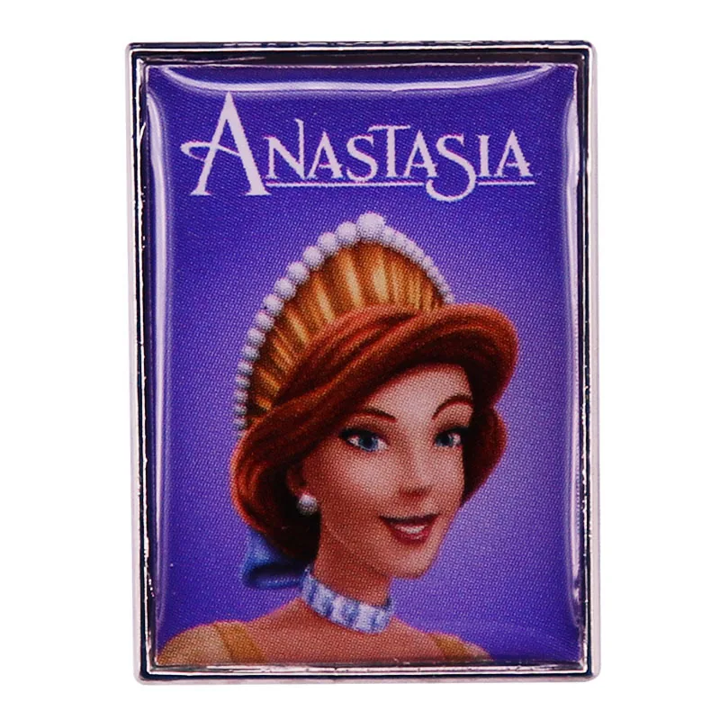 

Princess Anastasia Jewelry Gift Pin Wrap Garment LapFashionable Creative Cartoon Brooch Lovely Enamel Badge Clothing Accessories