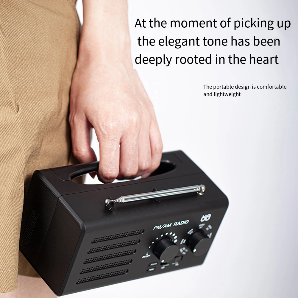 Портативный Высококачественный Радиоприемник FM AM С Мощным Стабильным Сигналом