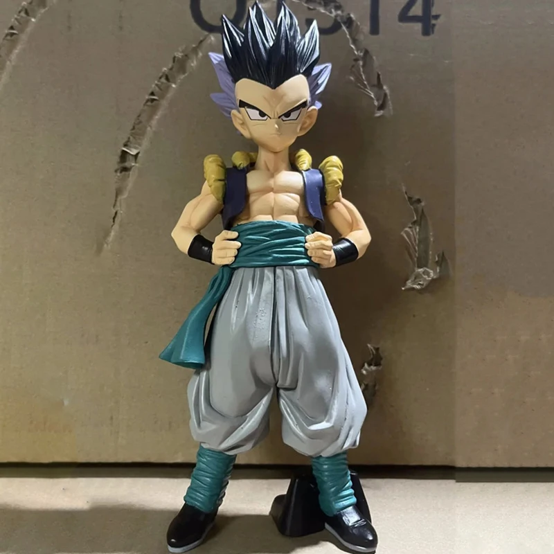 

Seven Dragon Ball Орнамент MSP Super Saiya Золотая Фриза Wutianke Вертикальная ручная модель куклы