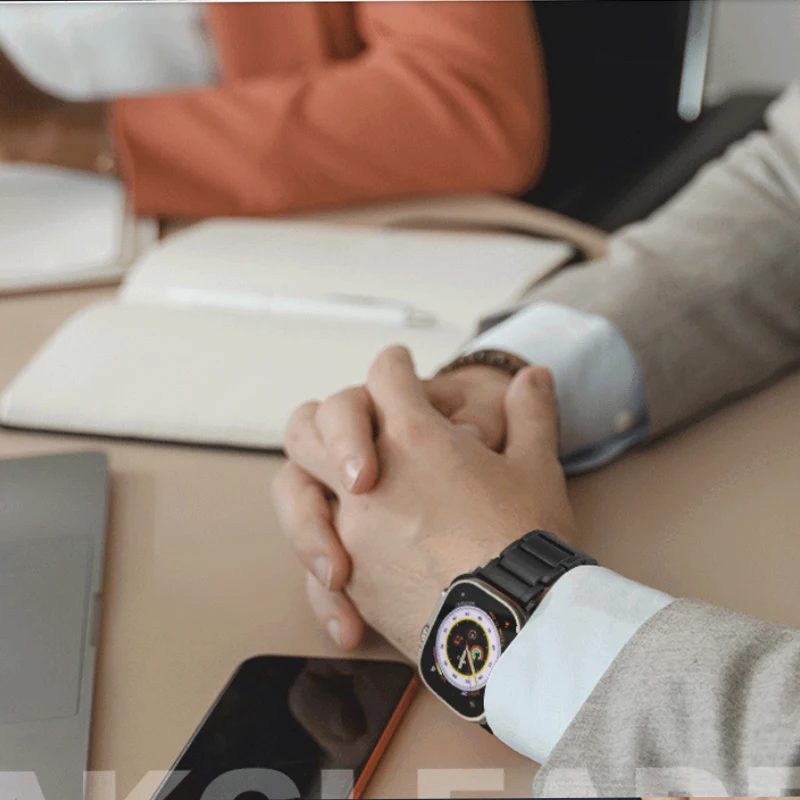 Titanium Strap for Apple Watch Ultra 49mm Band 44mm 42mm 40mm 45mm 69g Titanium Bracelet Watchband for iWatch 8 7 6 SE 5 4 3 2