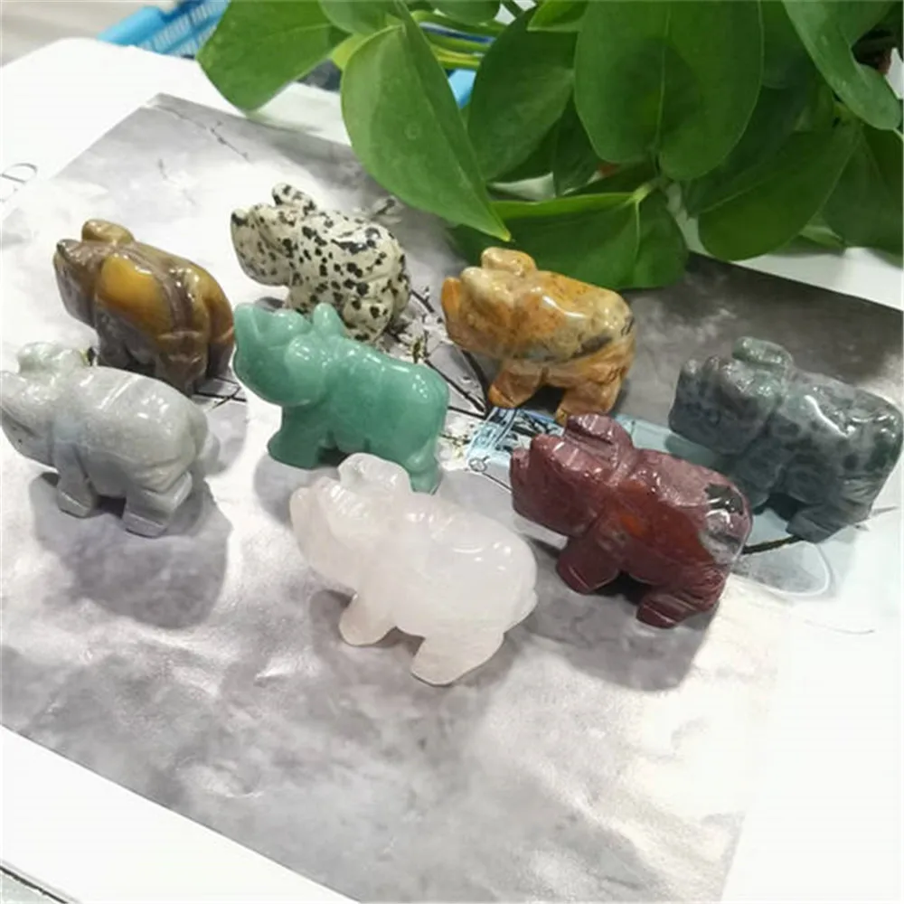 

crystal RhinocerosStatueHealingQuartzCarvedGemstoneLovelRhinoceros FigurineHomeDecorationReikiCrystalSmall Animal KidGifts