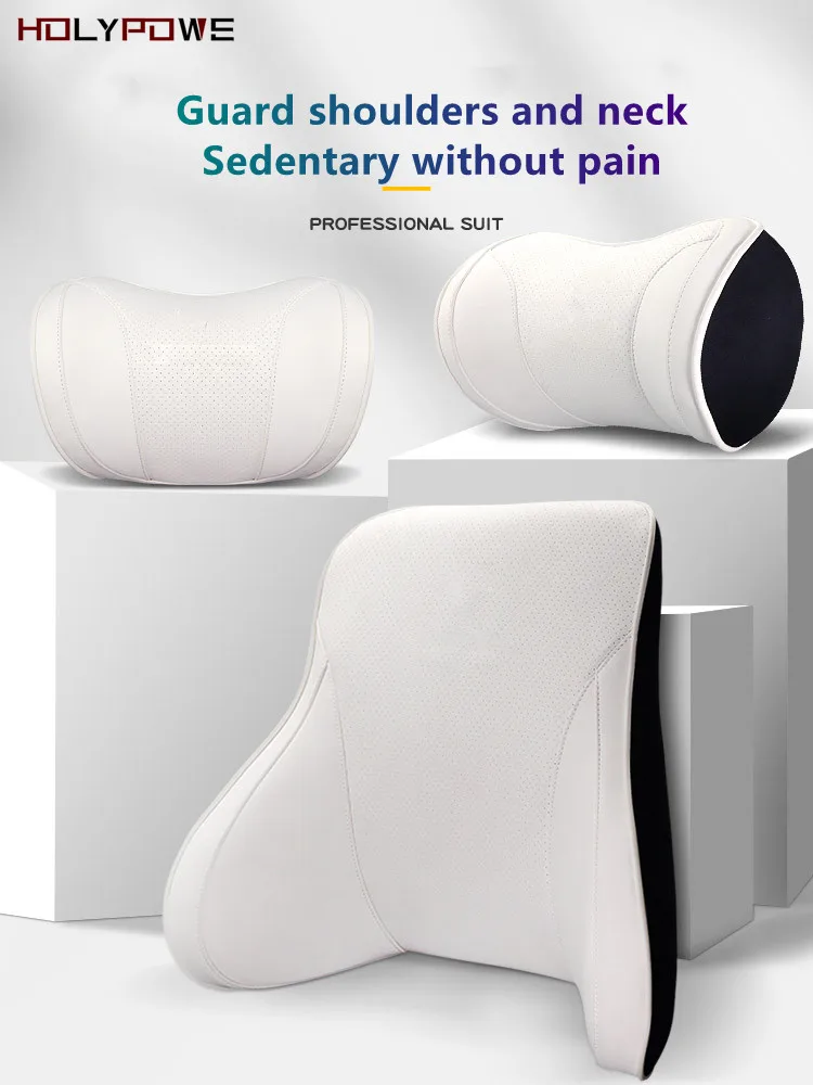 Для Tesla Model 3/Y/X S автомобильный подголовник сиденье поясничная подставка кожа