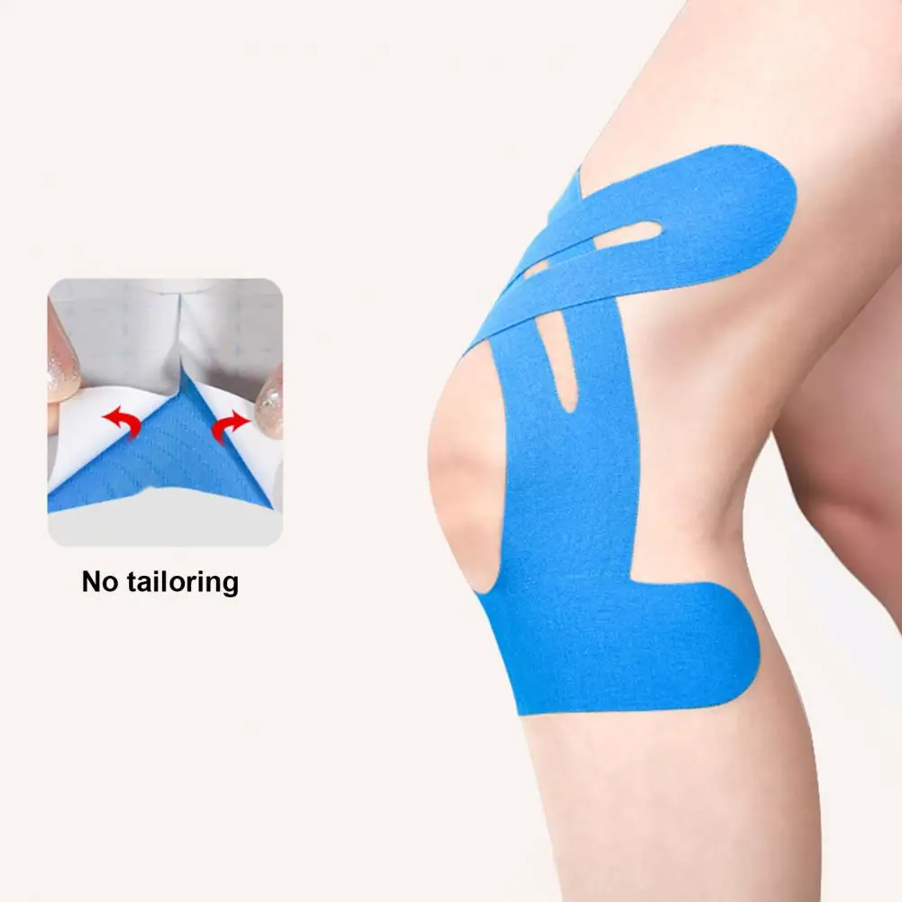 10 Pcs Knee Kinesiology Tape Pre Cut Adjustable Joint Support Breathable Muscle Wrap Brace Tapes