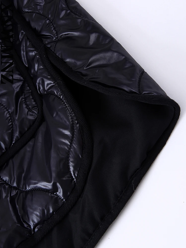 XNWMNZ Women 2022 Fashion Oversized Thick Warm Padded Coat Vintage Long Sleeve Patch Pockets Casual Female Outerwear  Overcoat