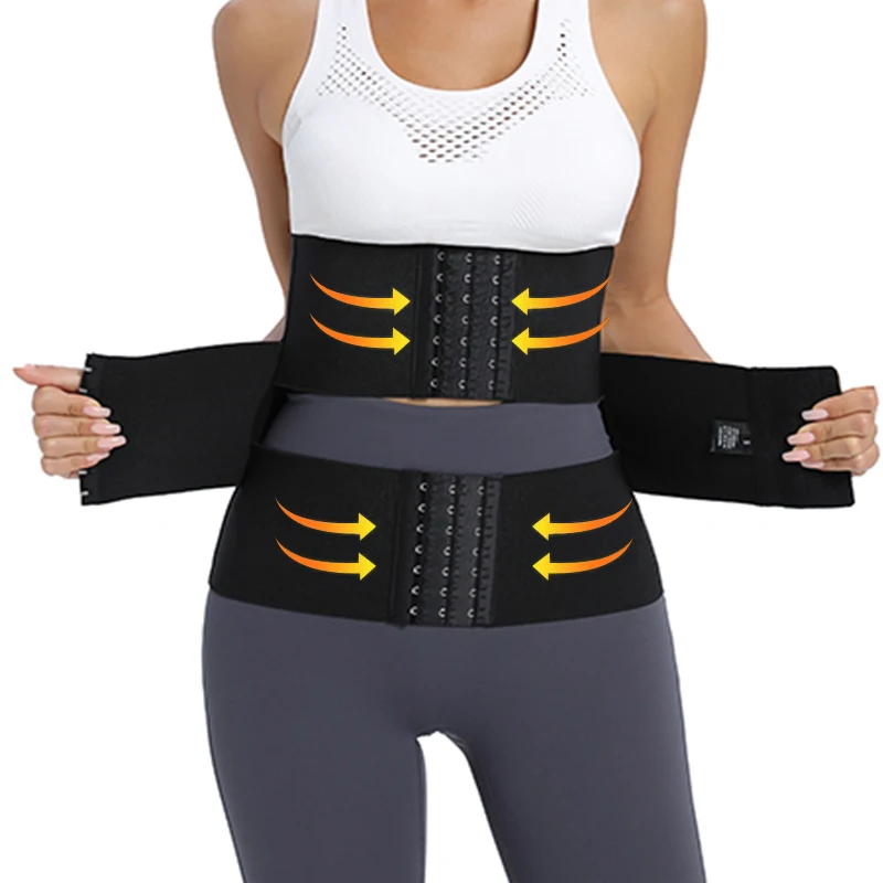 

Becirzet Waist Trainer Set Slimming Belt Belly Sheath Abdomen Control Straps Stretchable Reductive Girdle Women Body Shaper