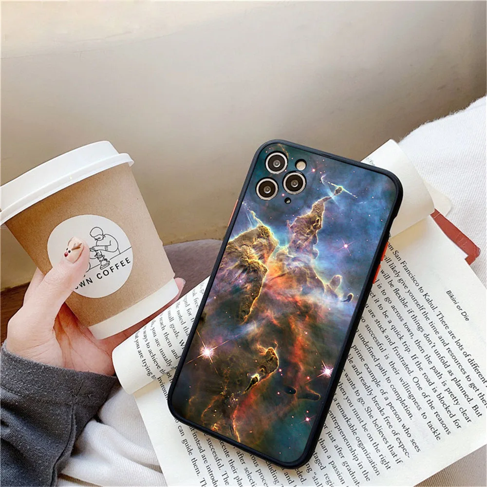 Новый тренд красочный чехол для телефона Nebula Deep Space iPhone 16 15 14 11 12 13 Pro Max Mini X XR XS 7 8 Plus