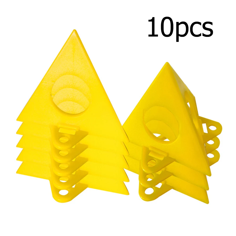 

10pcs Paint Spray Bracket Mini Triangular Stand Paint Spray Tool Non-Stick Spraying Bracket Plastic Woodworking Accessories