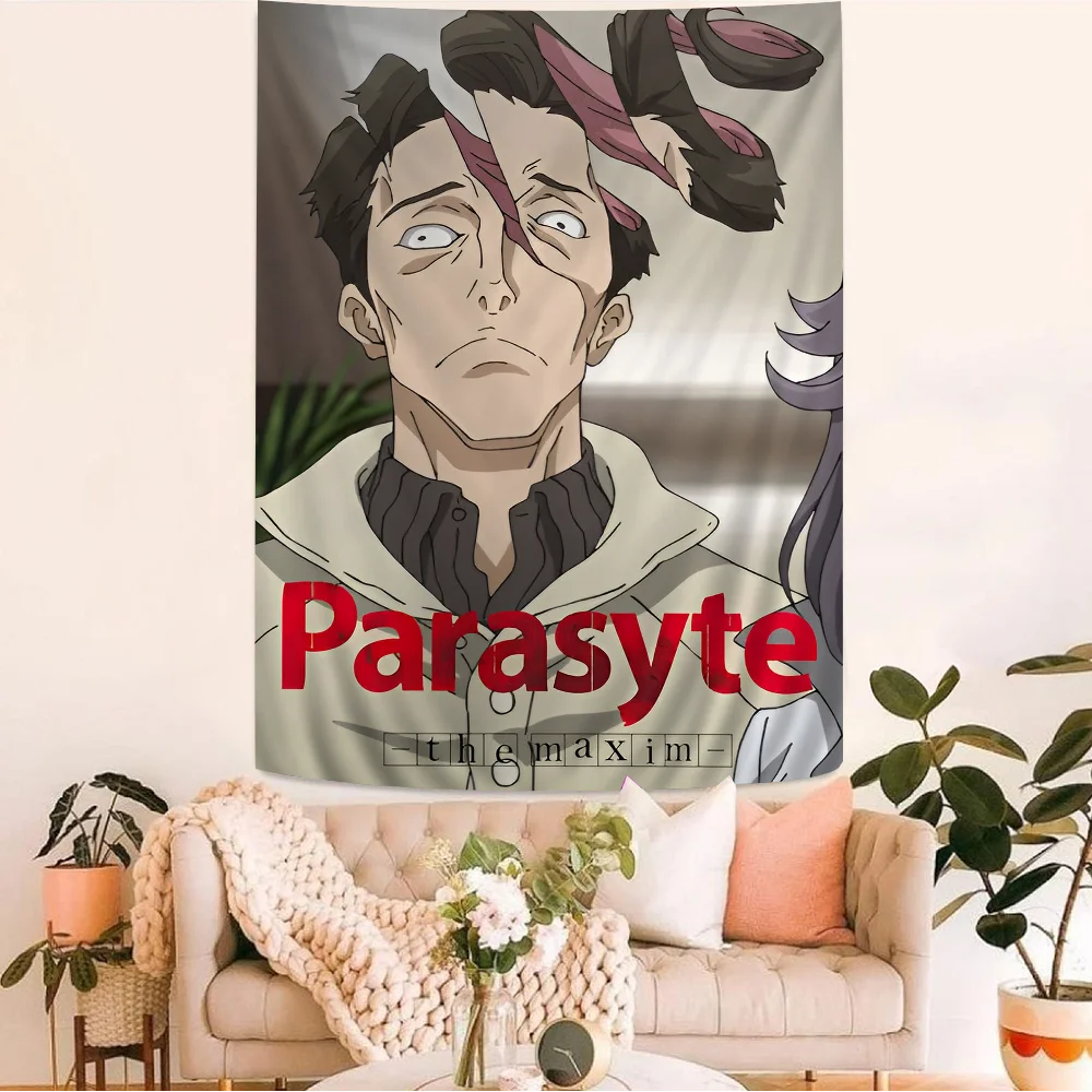 Japanese Anime Parasytes Cartoon Tapestry For Living Room Home Dorm Decor INS