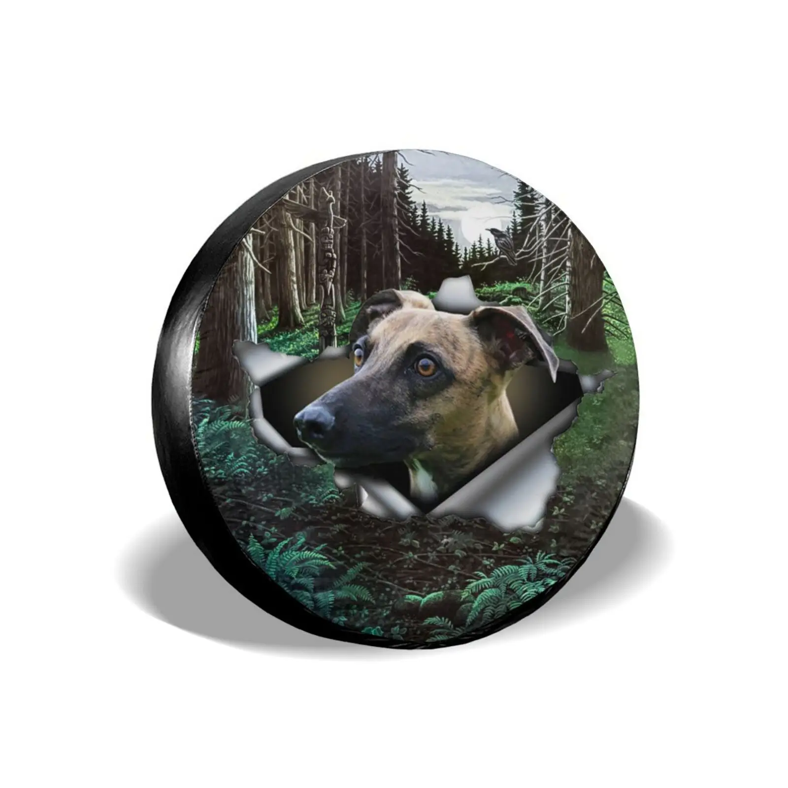 

Compass Tire Cover Universal Spare Wheel Tire Cover Wheel Covers for Trailer RV SUV Truck Camper Travel Trailer