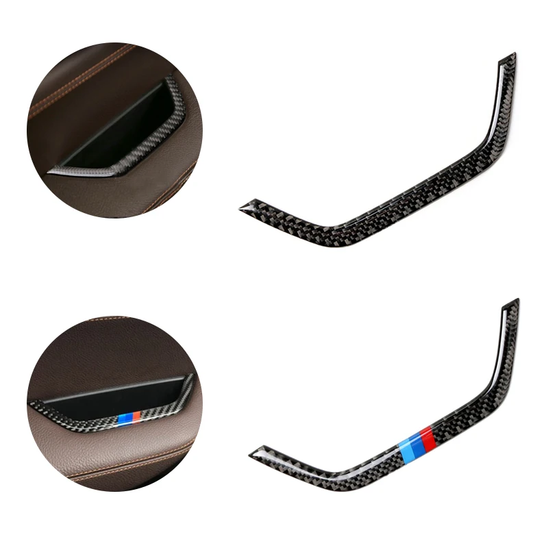 

Car Real Carbon Fiber Door Bowl Armrest Storage Box Frame Cover Trim For BMW X3 X4 F25 F26 2011 2012 2013 2014 2015 2016 2017
